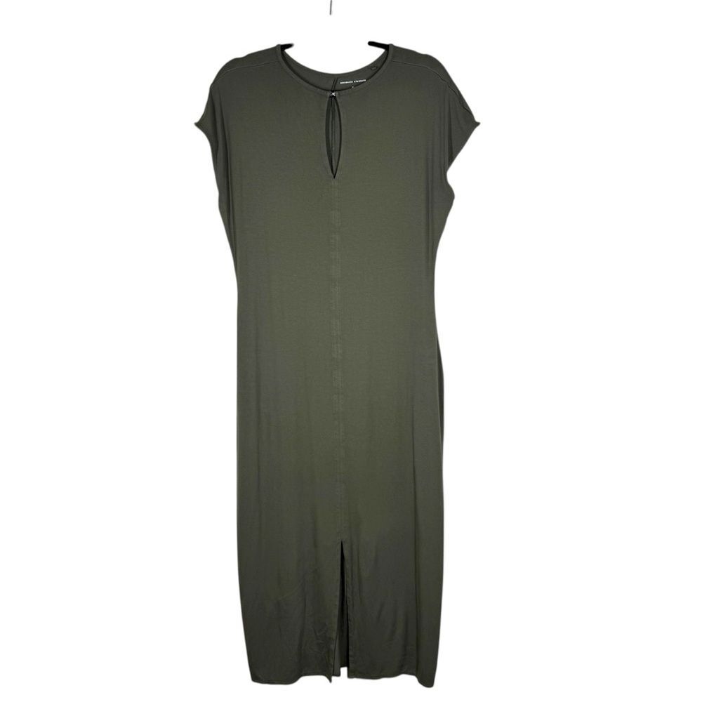 Universal Standard Spritz Divine Jersey Shift Dress Size XS 10/12 Tarragon Green